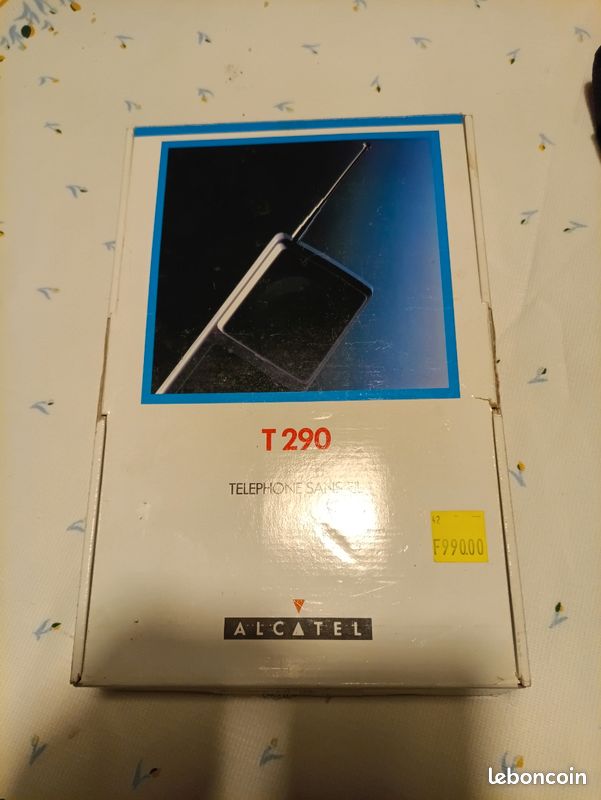 Vintage Téléphone fixe sans fil Alcatel (image 1)