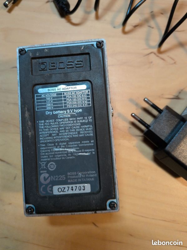 Pédale effet guitare BOSS loop station RC-2 + alimentation (image 3)