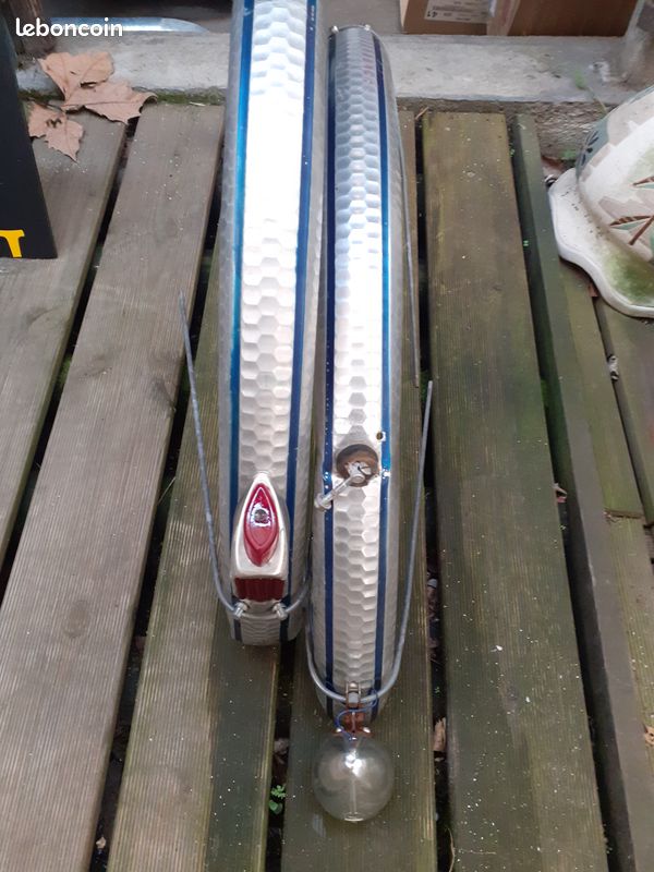 GARDES BOUE INOX/ Acier Chrome Ancien Velo Randonneuse Bicycle Fenders