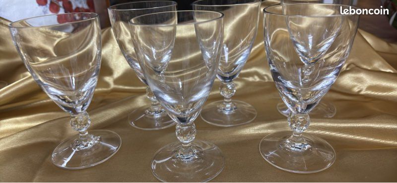 7 verres en cristal 14 (image 2)