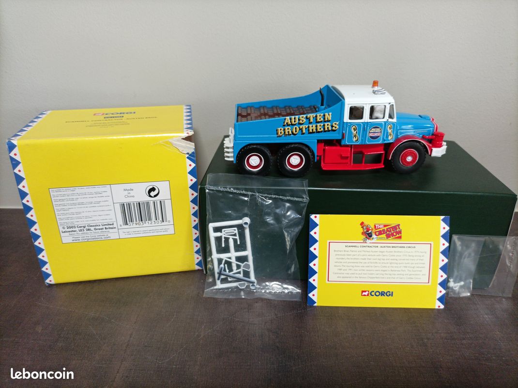 Corgi 1/50 Scammell Contractor A.L.E Open Back – Miniature Diecast Pour Collection