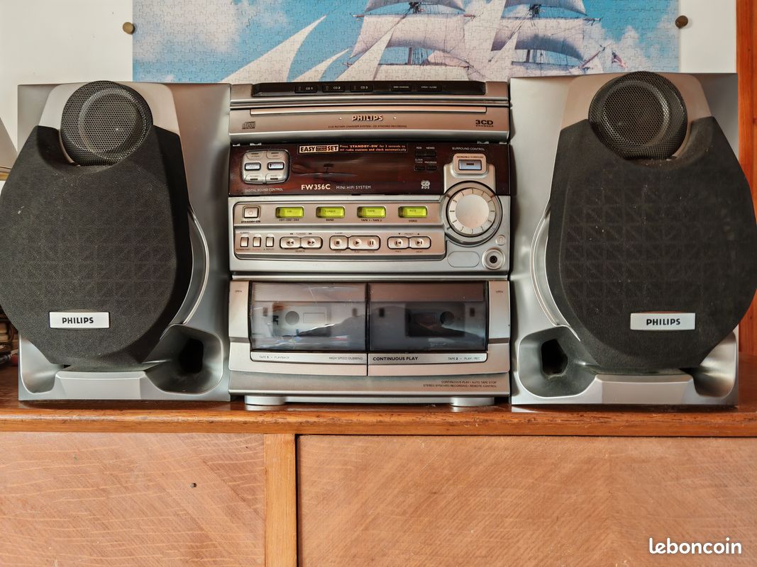 Poste radio cassette vintage 1981 Philips TR 2821 - Photo, audio & vidéo