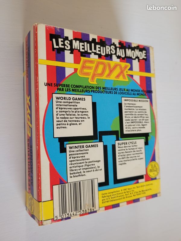 Amstrad Disquette Compilation Les Fanatiques ere titus voir