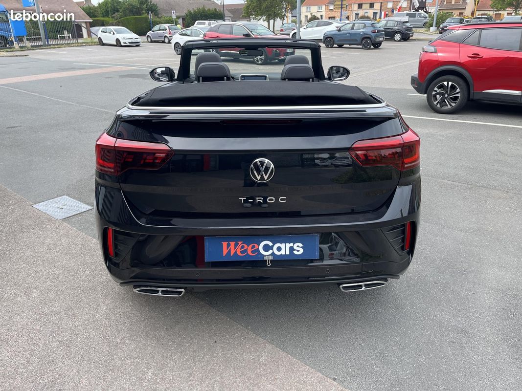 VOLKSWAGEN T-ROC CABRIOLET 1.5 TSI 150 EVO2 R-LINE DSG BVA / Garantie 3 ans (image 5)