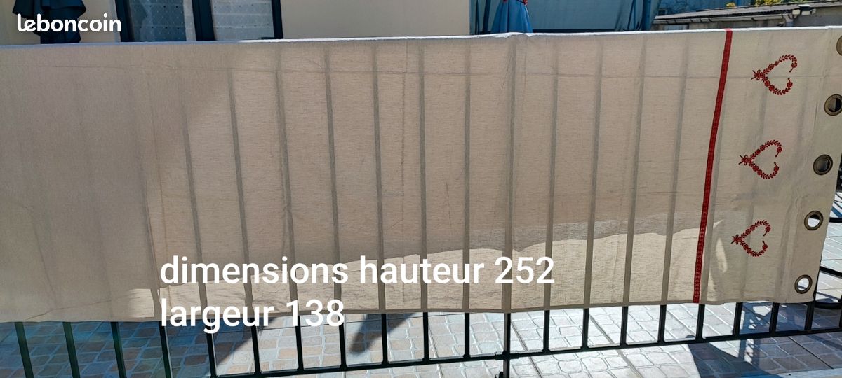 A vendre 3 paires de rideau (image 1)