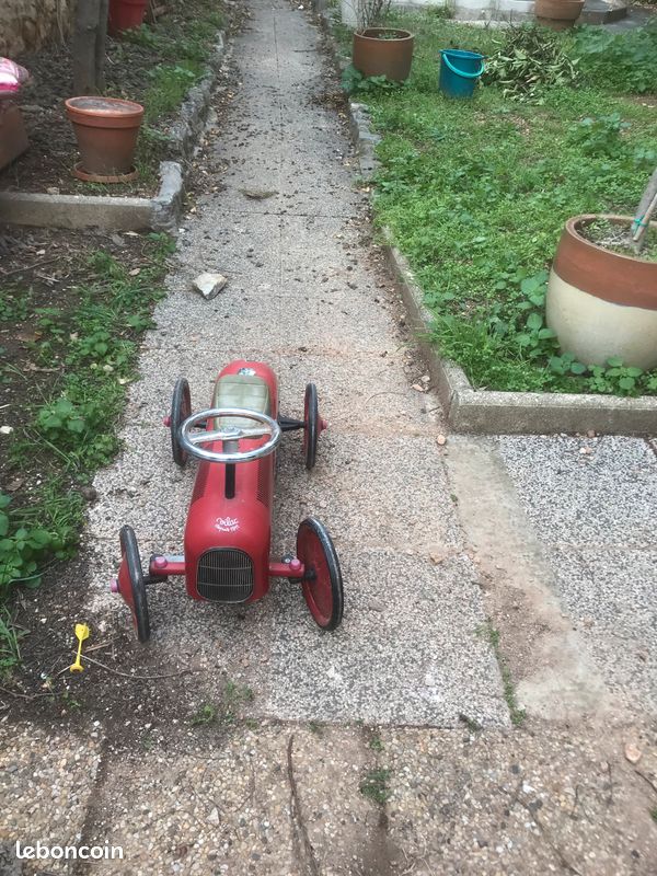 Porteur voiture vintage rouge Vilac (image 1)