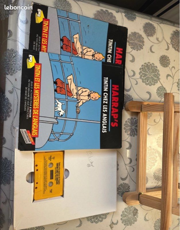 Harrap's Tintin chez les Anglais Initiation à l'anglais Livre/Cassette (image 2)