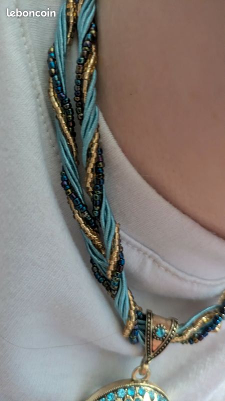 Collier Vintage Bohème Pour Femmes - Neuf Avec étiquettes, Style Ethnique Et Libre, Parfait Pour Les Looks Décontractés