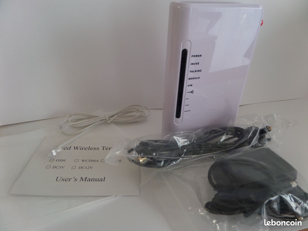 Terminal gsm carte sim pour telephone fixe (image 1)