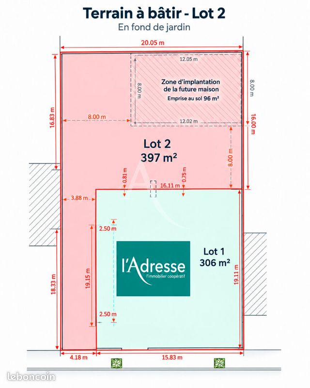 Terrain 397 m² · à Viry-Châtillon · 397 m² · 159 000 €
