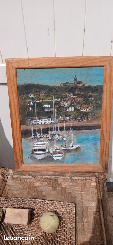 Peinture sur bois voiliers (image 1)