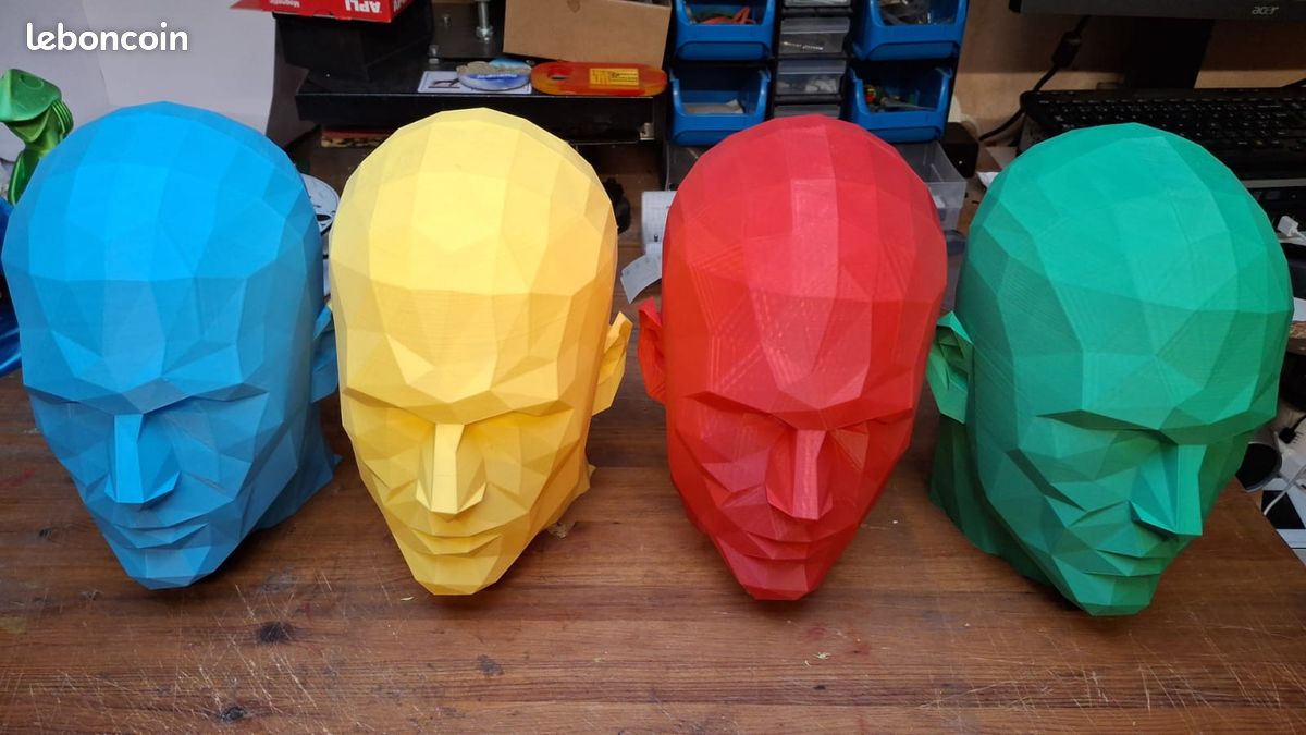 Tête de mannequin PVC - HOMYL - Support de présentoir pour chapeaux et