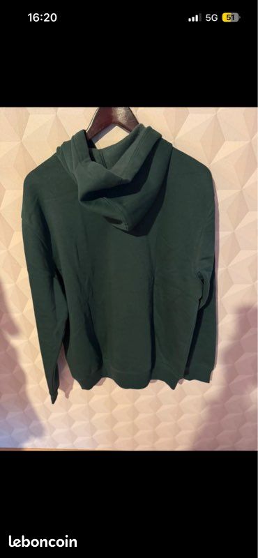 Pull à Capuche Homme GAP Vert Moyen - Taille M - Mélange Coton - Occasion Très Bon état