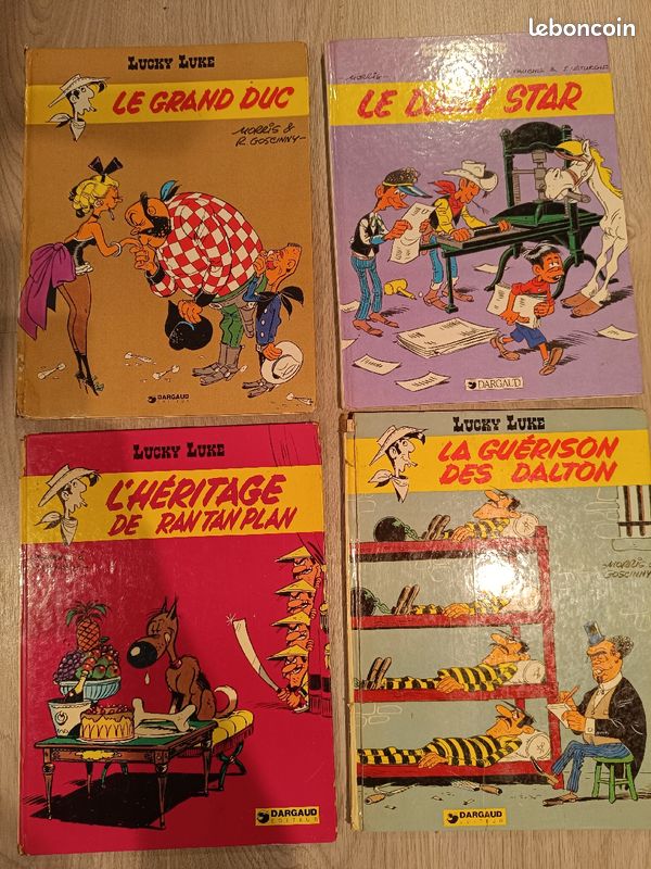 Lot de 4 Lucky Luke Édition Originale (image 1)