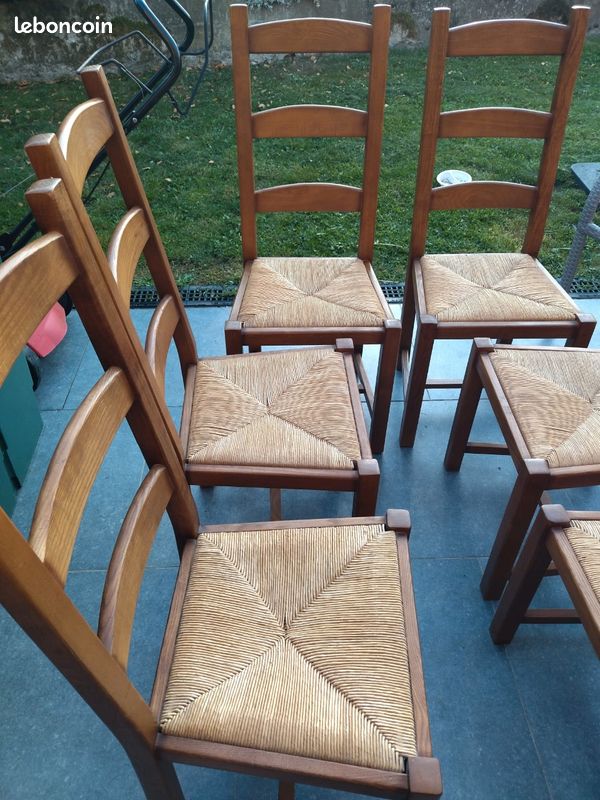 Lot de 6 chaises en bois (image 8)