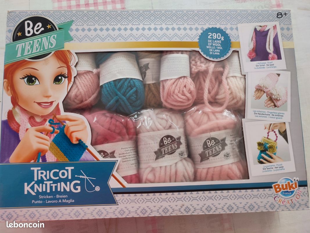 Coffret enfant pour apprendre a tricoter (image 1)