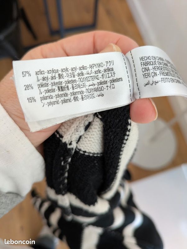 Pull Garçon Zara Rayé Gris Taille 11-12 Ans - 100% Coton, Neuf Avec étiquettes