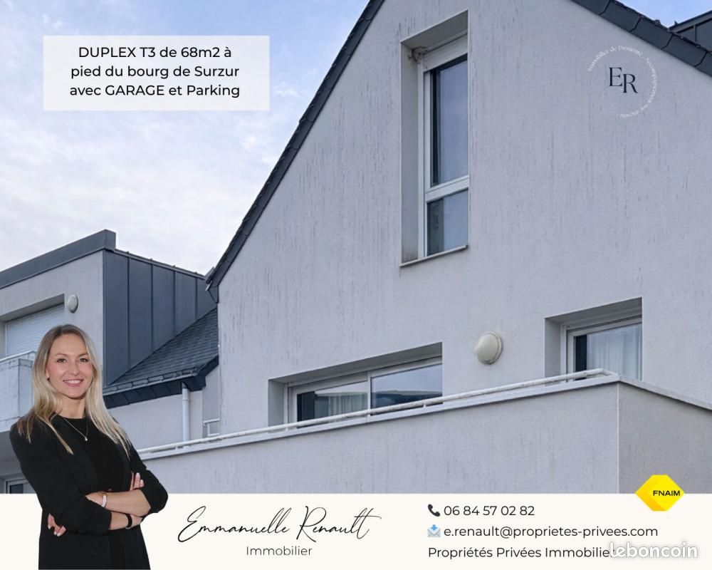 Appartement 3 pièces 67 m² · à Surzur · 67 m² · 210 000 €