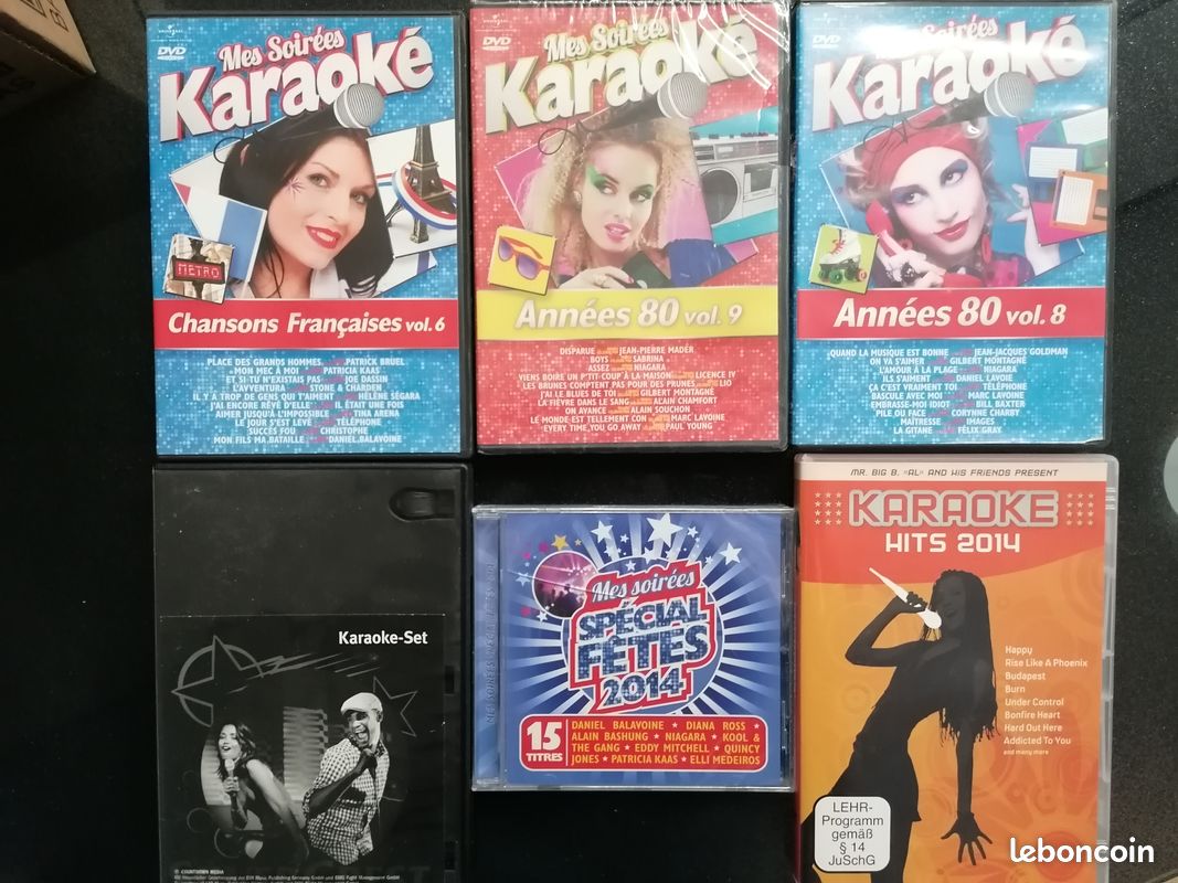 6 CD/DVD karaokés (image 1)