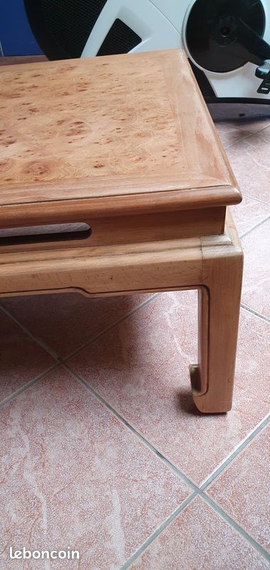 Table basse loupe d'orme (image 5)