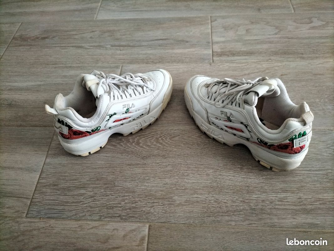 Chaussures Fila Basket Fleur Fila Fleur Courir Chaussure Fila Avec