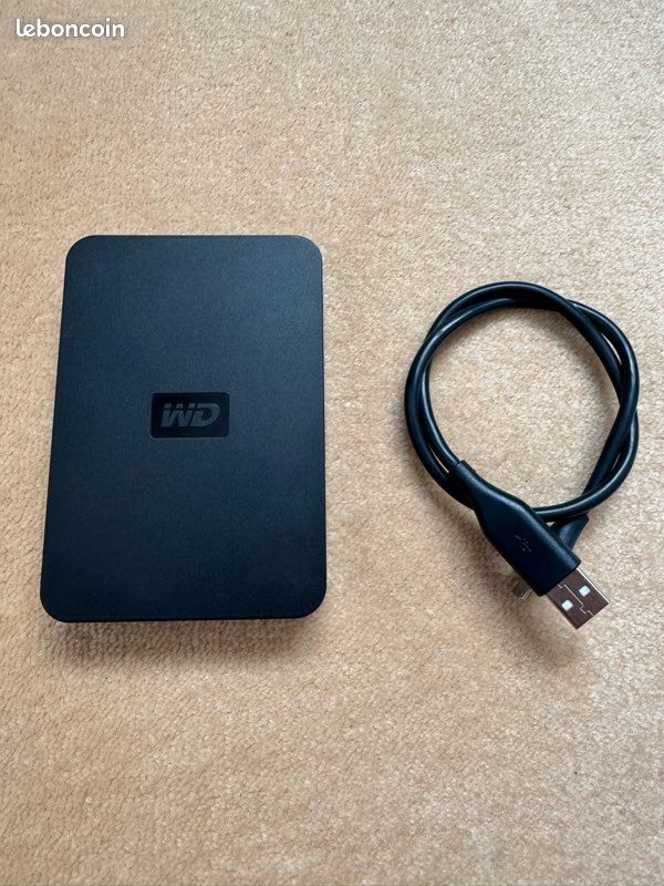 Disque Dur Externe Western Digital 1To My Passport – USB 2.0, Bon état