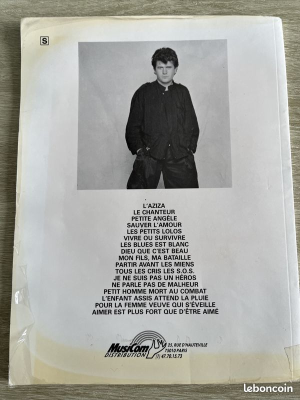 Daniel Balavoine songbook 17 titres partitions guitare et piano (image 3)