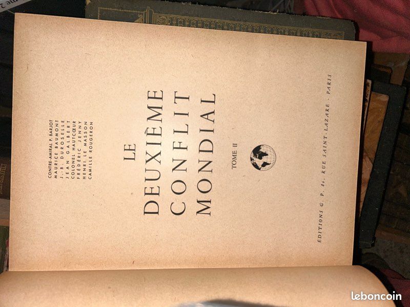 Livre ancien : le deuxième conflit mondial 1947 (image 2)