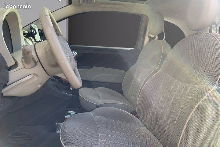 FIAT 500 LOUNGE 69Ch Garantie 12 mois (image 9)