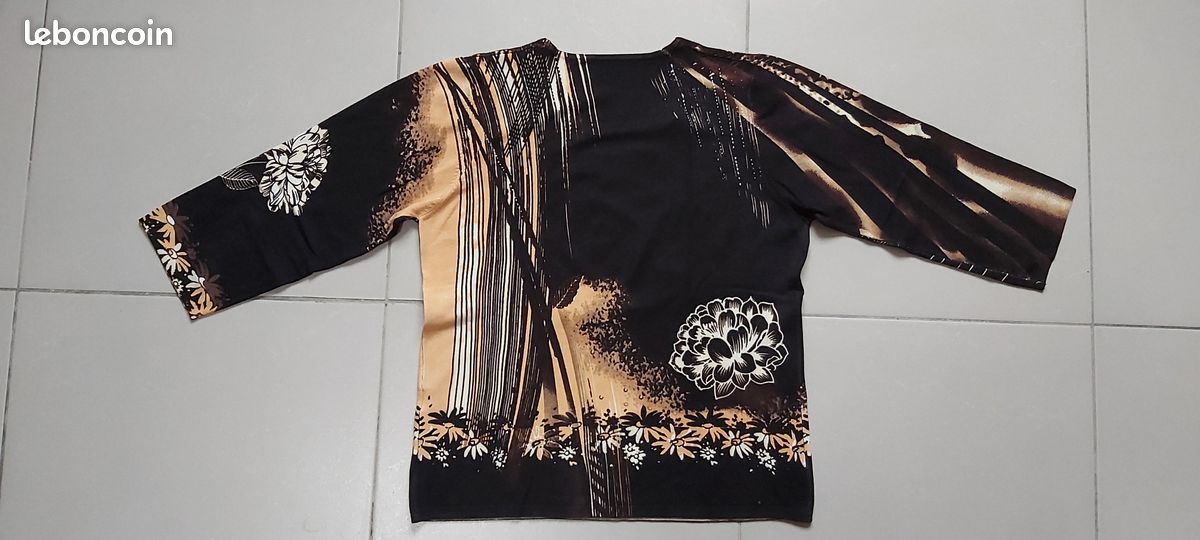 Pull manche 3/4 Taille 4 (image 6)