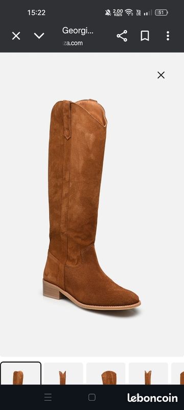 Bottes neuve daim Georgia Rose (image 5)