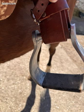 2 Paires De Tourne-étriers Western Cashel E-Z – Aluminium, Genoux – Taille 3