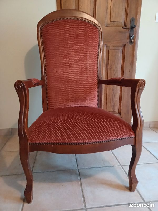 Fauteuils Bordeaux voltaire ( lot de 2) (image 5)