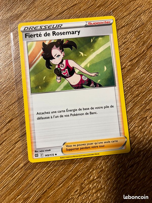 Fierté De Rosemary 171/172 Dresseur Full Art - Ultraboost X Epée Et Bouclier 9 Stars Étincelantes Pokémon Françaises