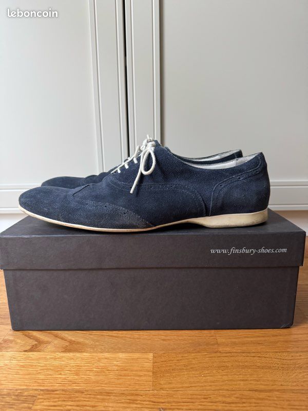 Finsbury Chaussure Bleu Gris Sneakers TEDY Bleu Marine Finsbury