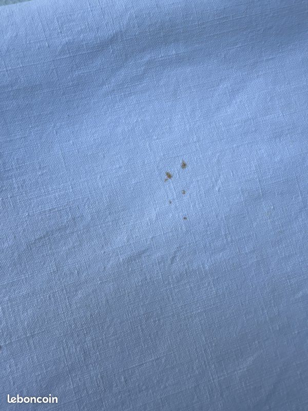 Petit drap brodé 170 x 114 cm (image 6)