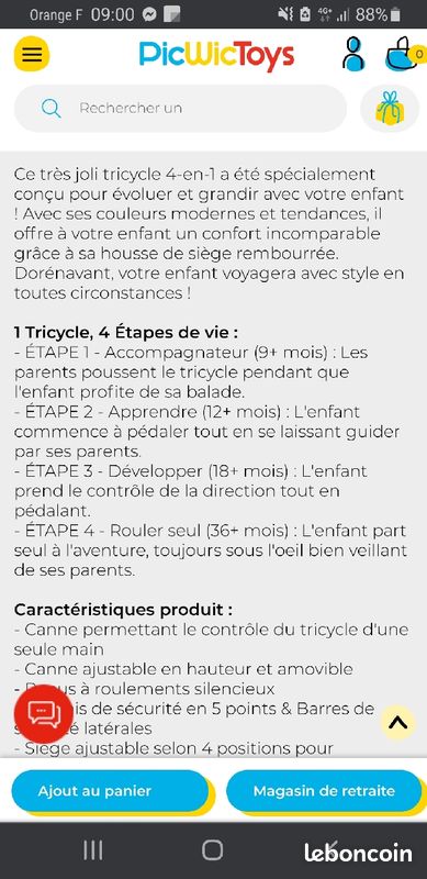 Tricycle 4 en 1 (image 3)