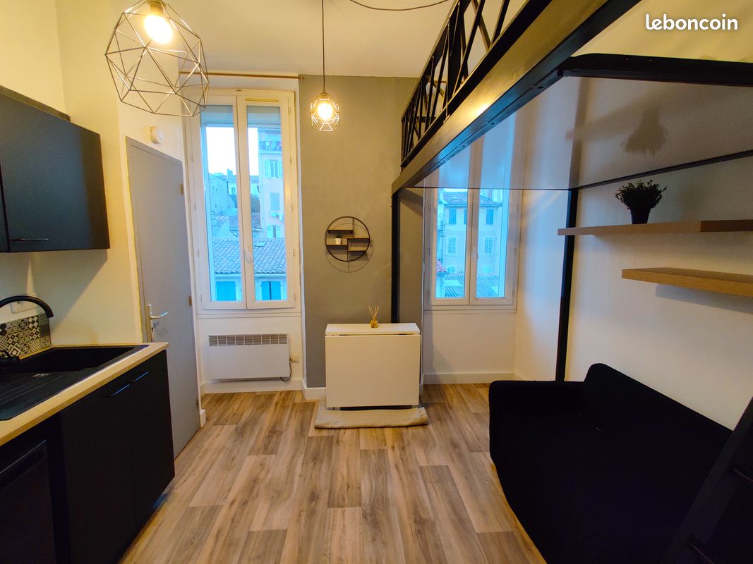 Appartement 1 pièce 14 m² · à Marseille · 14 m² · 620 €/mois