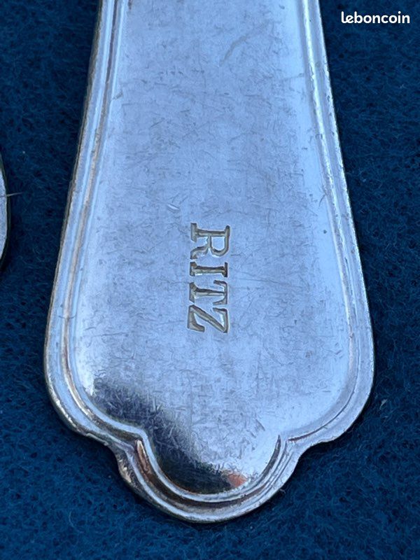 Argenterie Hôtel Ritz Paris 18 pièces couverts métal argenté Beard Orève (image 7)