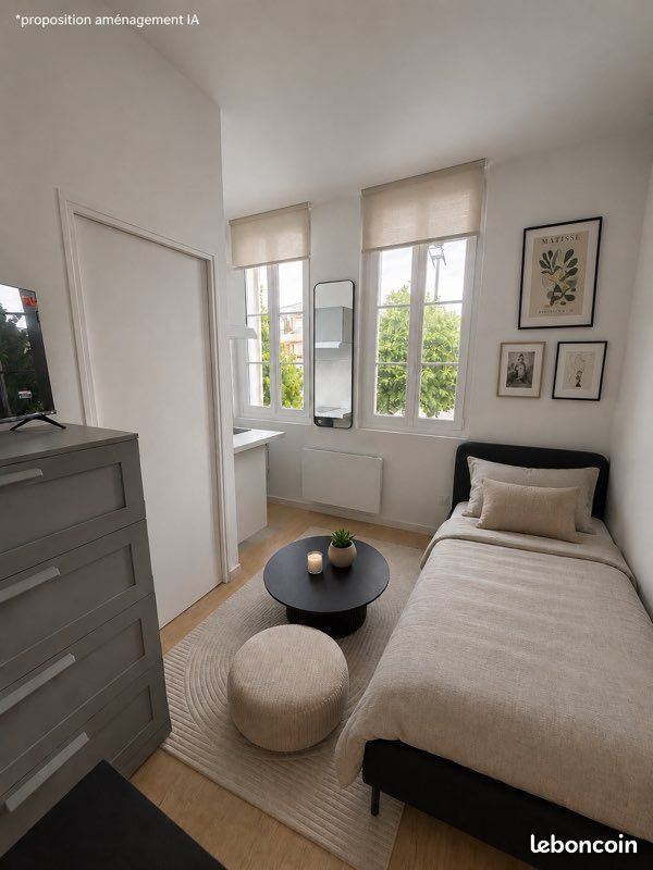 Appartement 2 pièces 15 m² · à Saint-Quentin · 15 m² · 390 €/mois