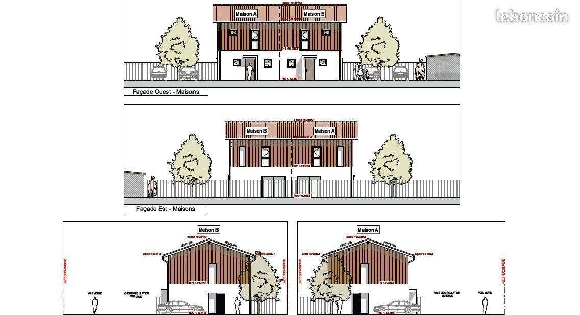 Immeuble 3 pièces 76 m² · à Saint-Pierre-du-Mont · 76 m² · 247 200 €