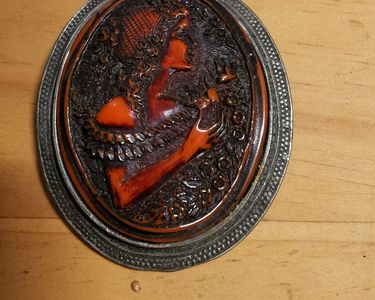 Broche Antique Française En Argent Massif 925 - GATIERR PARIS 1832 - XIXème Siècle