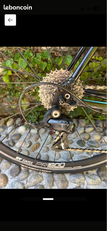 Bianchi Via Nirone 7 (2020) - Shimano Sora - Roue Dt Swiss PR 1600 (image 3)