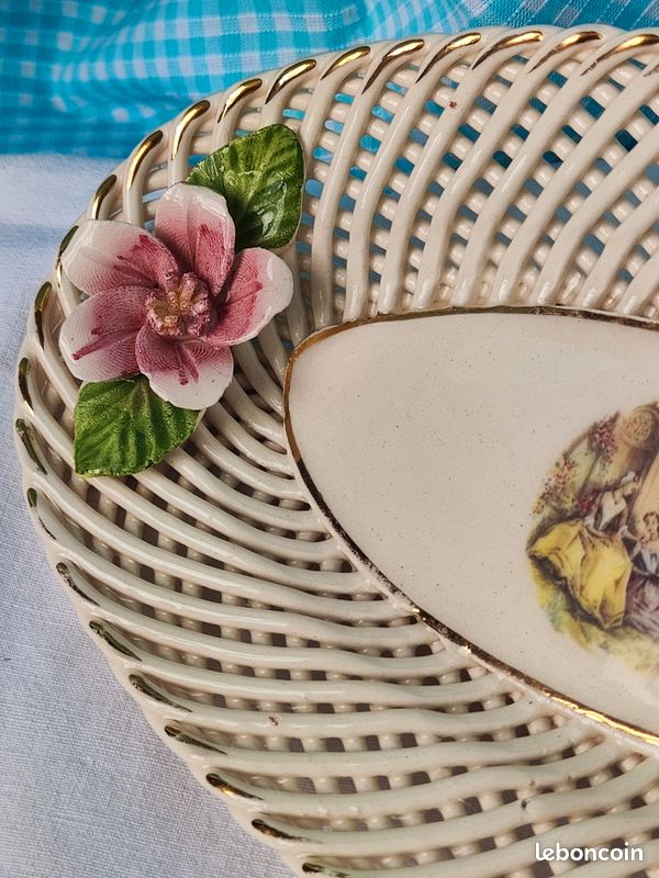 Corbeille vide-poche céramique Mallorca vintage (image 3)