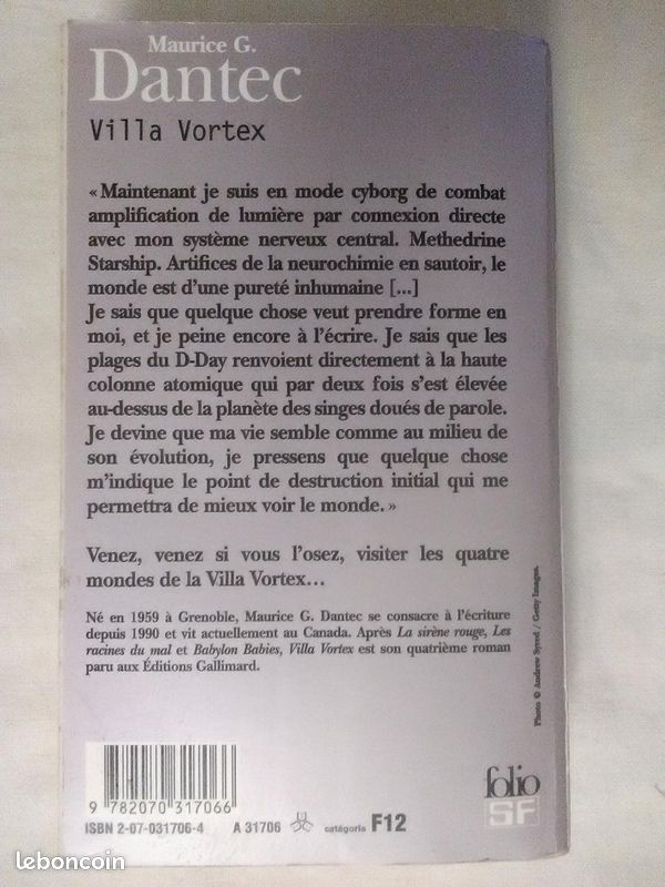 Villa Vortex – Maurice G. Dantec (image 3)