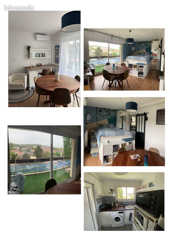 Appartement 2 pièces 26 m² · à Ramonville-Saint-Agne · 26 m² · 550 €/mois