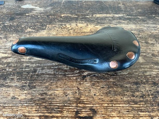 Selle BROOKS PROFESSIONAL cuir marron fabriquée en
