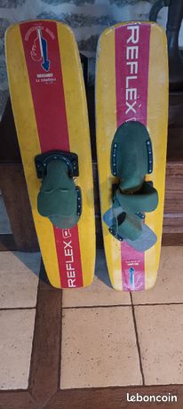 Paire de skis nautiques REFLEX Vintage - Collection