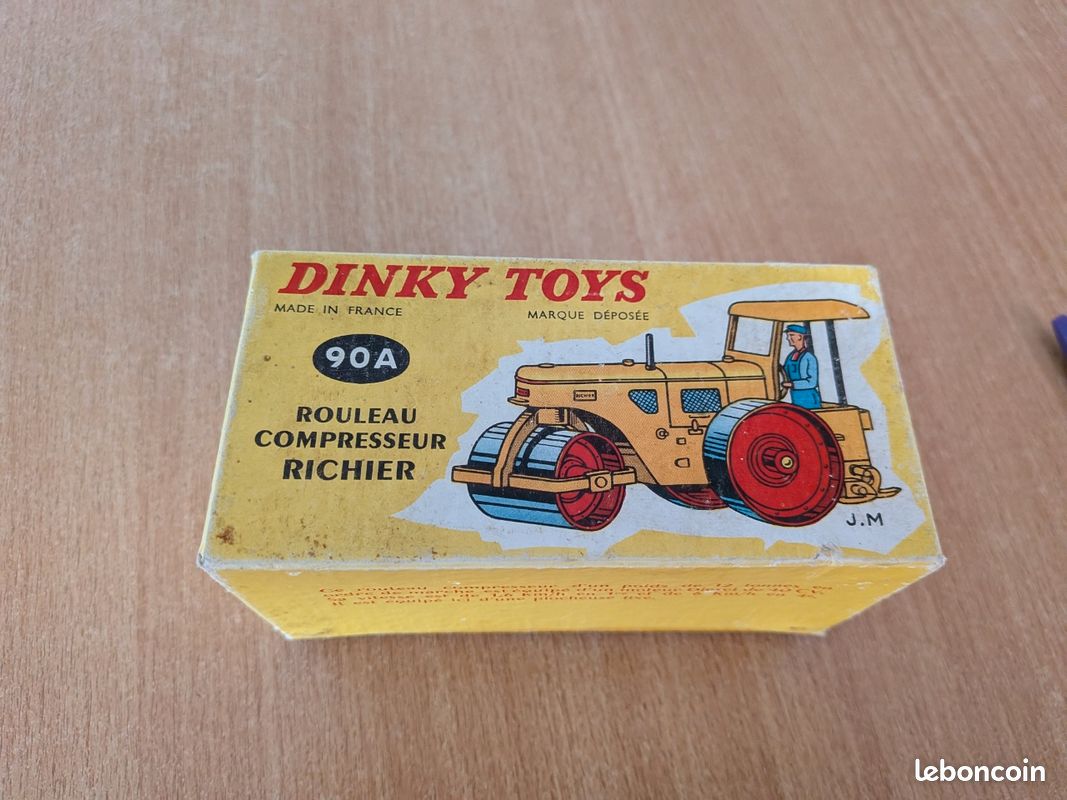 Dinky Toys SB 1/43 – Rouleau Compresseur Richier 90A, Miniature Occasion