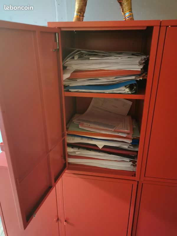 Armoire lixhult rouge (image 4)